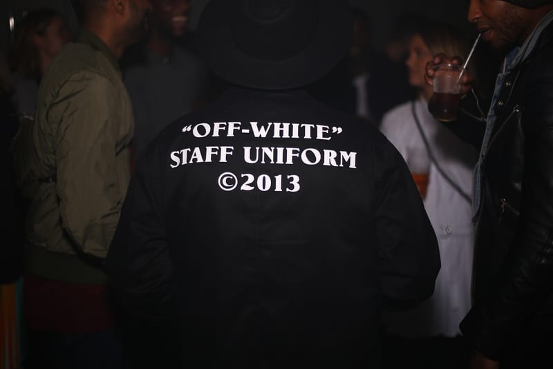 off white staff jacket