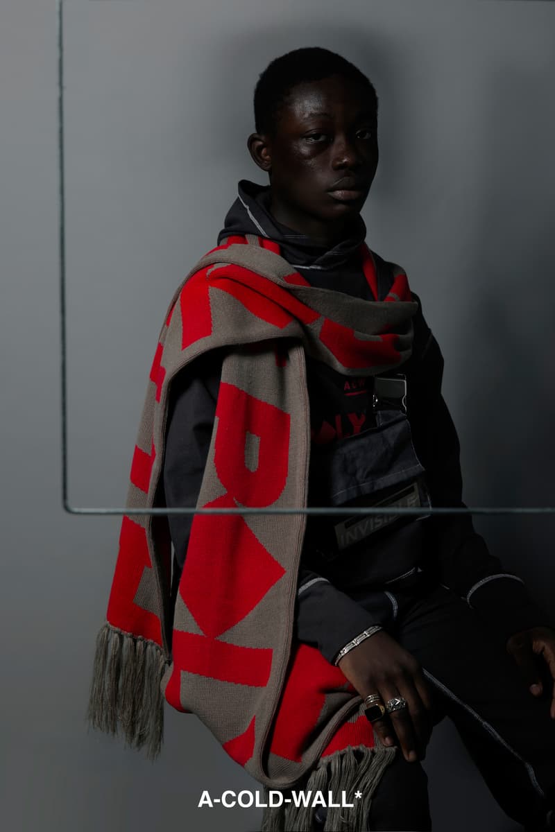 A-COLD-WALL* 2017 Spring Summer Collection Preview Scarfs Nike POLYTHENE* OPTIC Special Field Air Force 1
