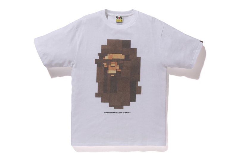 Adam Lister x A Bathing Ape bape T-shirts Paintings tees camo