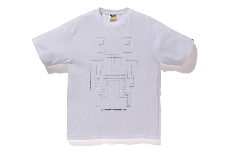 Adam Lister x A Bathing Ape bape T-shirts Paintings tees camo