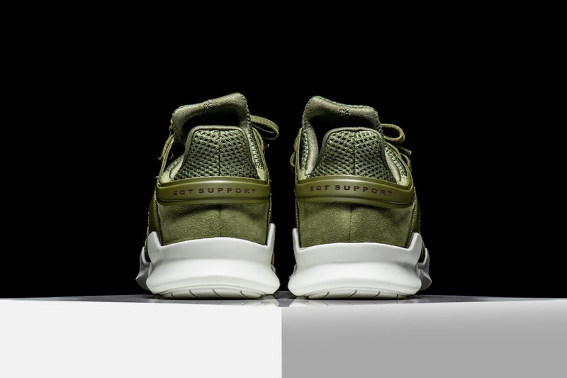 adidas EQT Support ADV Olive Makes Its Stateside Debut Rise45 adidas originals three stripes