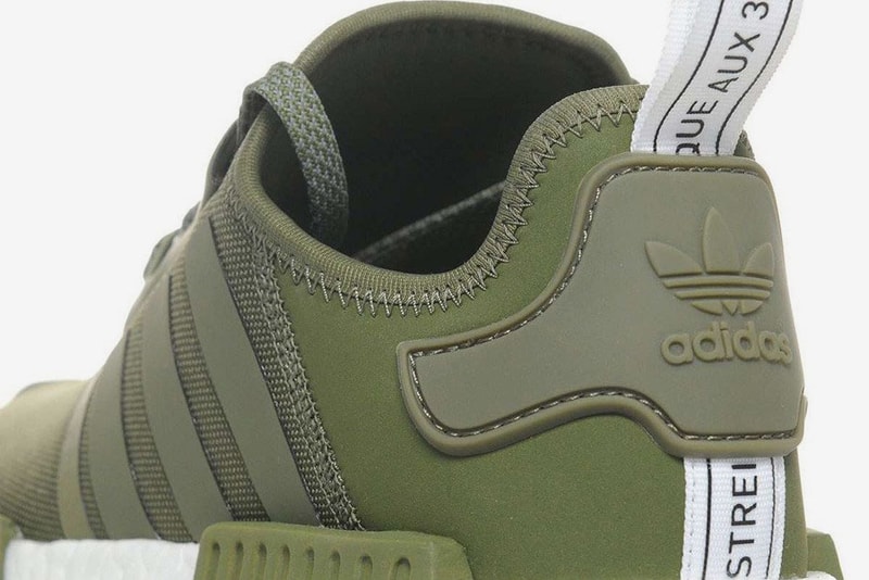 adidas NMD R1 Olive White Boost Sole