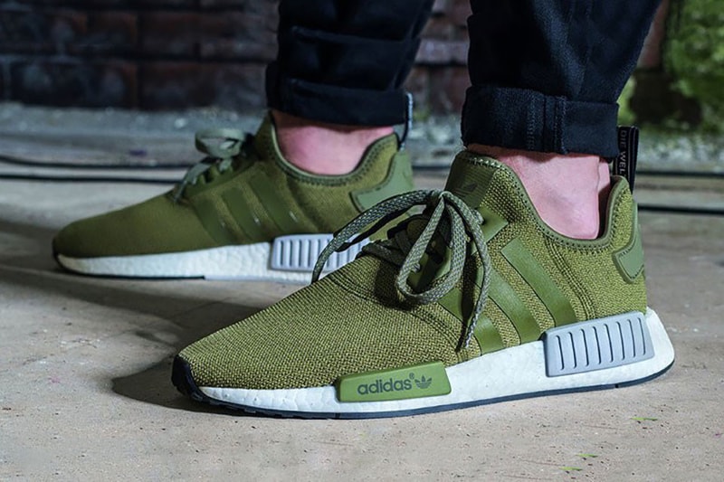 adidas NMD R1 Olive Available in the US 2016 Foot Locker Boost midsole EVA Plugs adidas Originals
