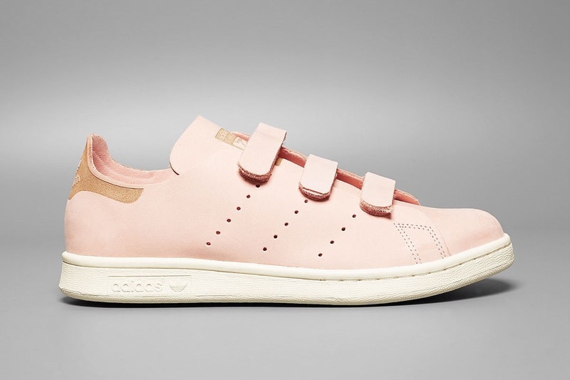 adidas Stan Smith OP Pink Strap Footwear white midsole pink off-white solebox Black Three Stripes