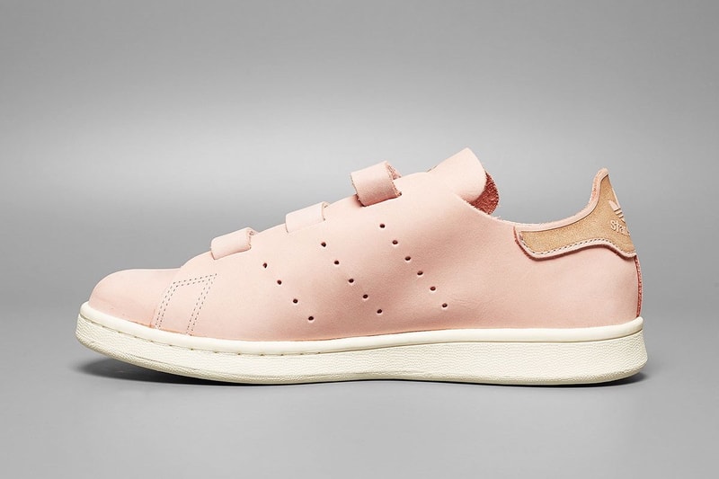 adidas Stan Smith OP Pink Strap Footwear white midsole pink off-white solebox Black Three Stripes