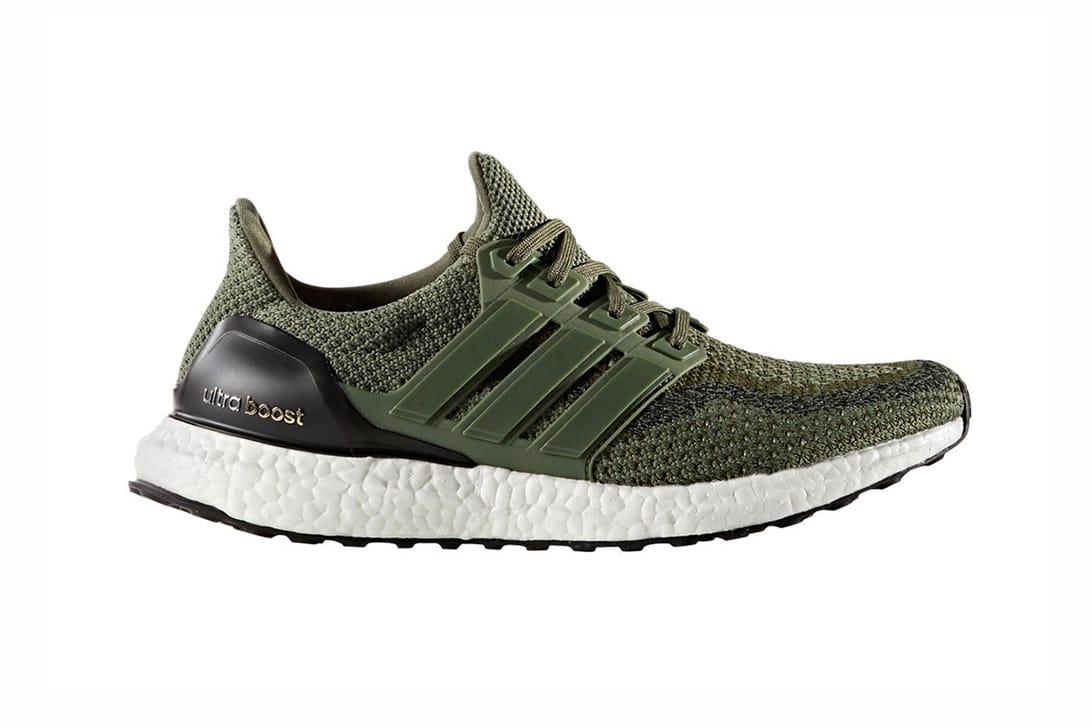 olive green adidas boost