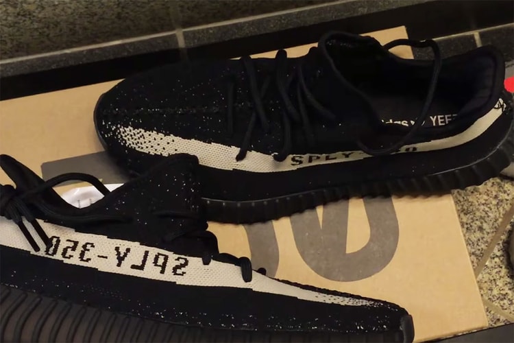 Get a Hands-On Look at the Forthcoming adidas Yeezy Boost 350 V2 Black/White Colorway