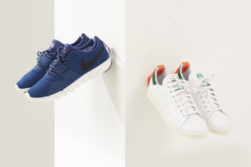 Staeckler Sneaker Storage Wall Bolts Sneaker Collection Grey White Orange Blue Wall Hooks