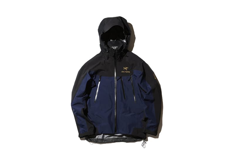 Arc'teryx BEAMS 40th Anniversary navy black gold