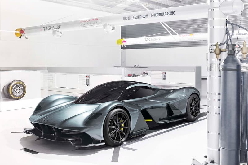 Aston Martin Red Bull Racing AM-RB 001 pictures in garage