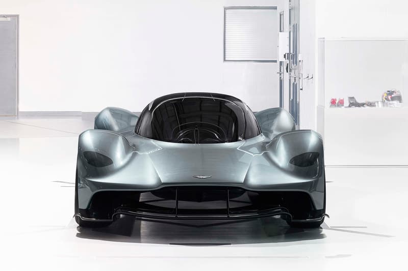 Aston Martin Red Bull Racing AM-RB 001 pictures in garage