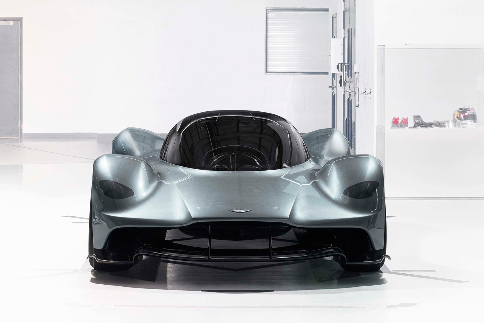 Aston Martin Red Bull Racing AM-RB 001 pictures in garage