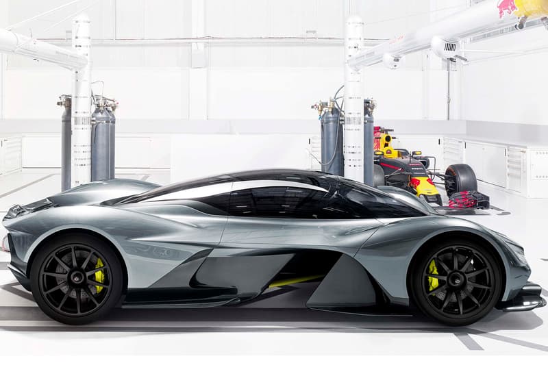 Aston Martin Red Bull Racing AM-RB 001 pictures in garage