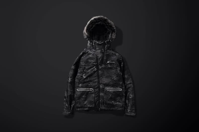 atmos Lab x Columbia "Coal Camo"