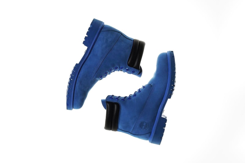 atmos x Timberland 6'' Boot blue outsole