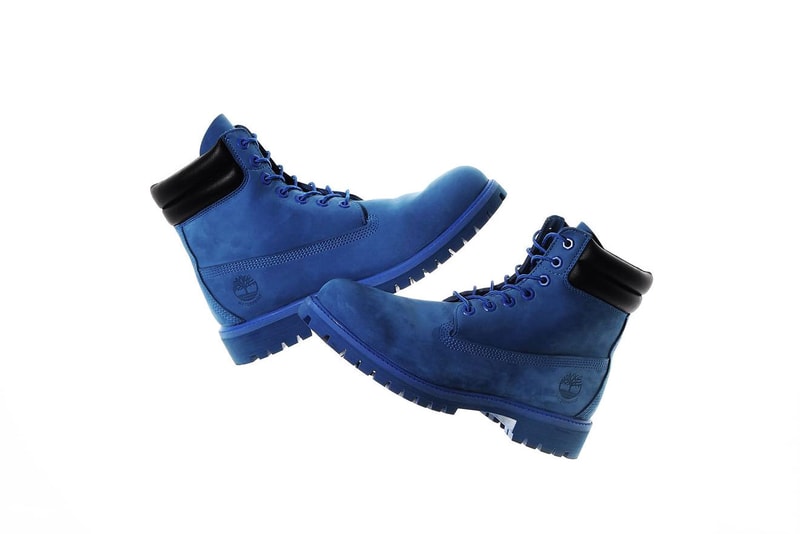 atmos x Timberland 6'' Boot blue outsole