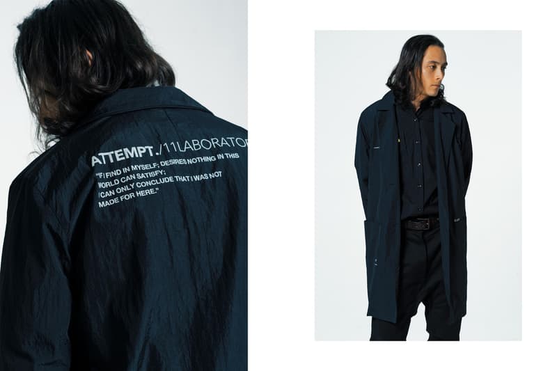 ATTEMPT 2016 Fall Winter Collection Lookbook urban dweller hong kong streetwear local brands jackets bags hats