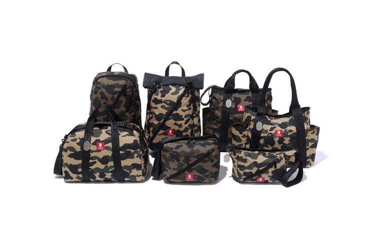 BAPE & Samsonite's RED Line Introduce a Camo-Covered Travel Collection