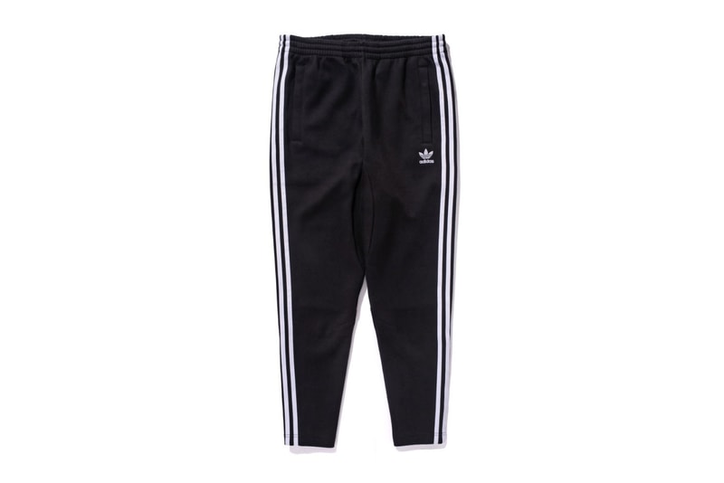 BEAMS x adidas adicolor Tracksuit black white three stripes
