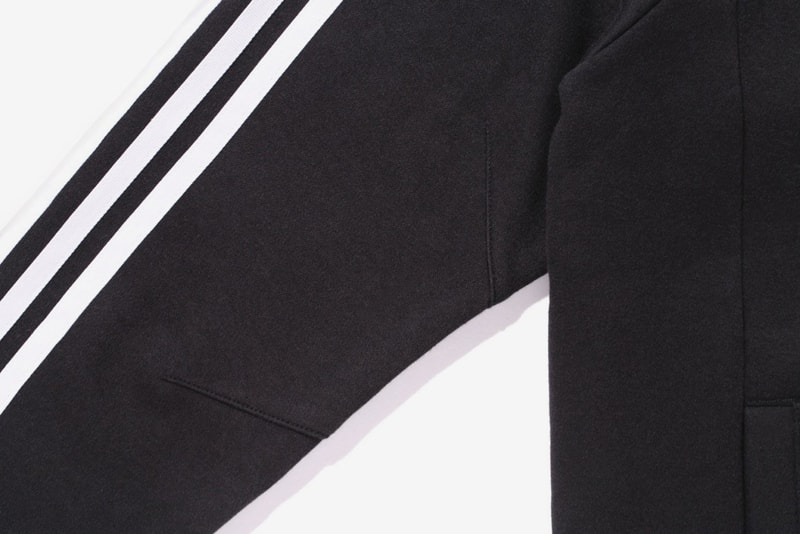 BEAMS x adidas adicolor Tracksuit black white three stripes