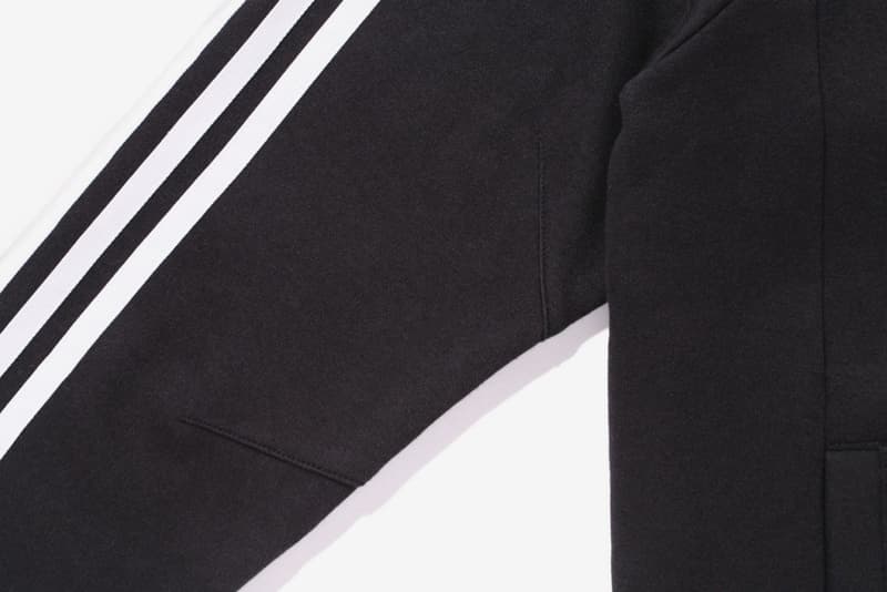 BEAMS x adidas adicolor Tracksuit black white three stripes
