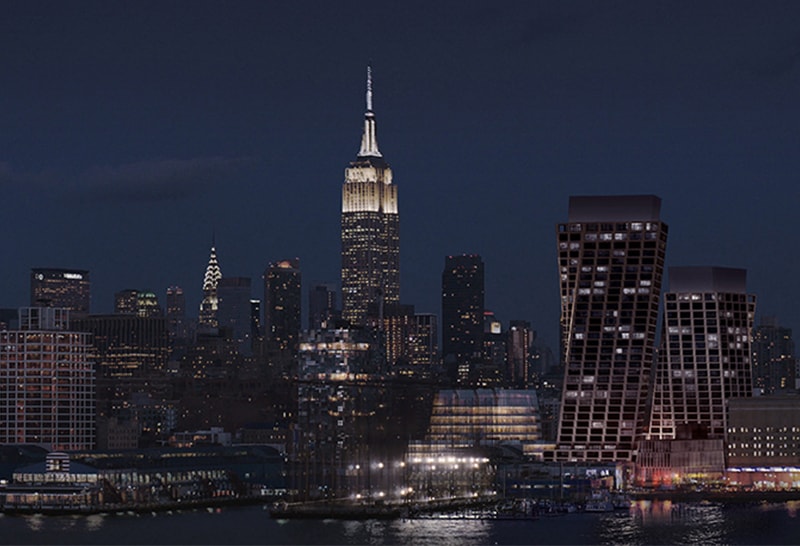 Bjarke Ingels Group Rotating Towers New York the eleventh