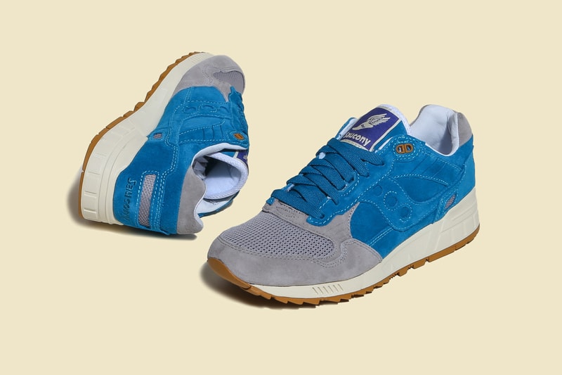 Bodega x Saucony Elite Shadow 5000 Reissue 10th anniversary blue mesh suede Japan Boston