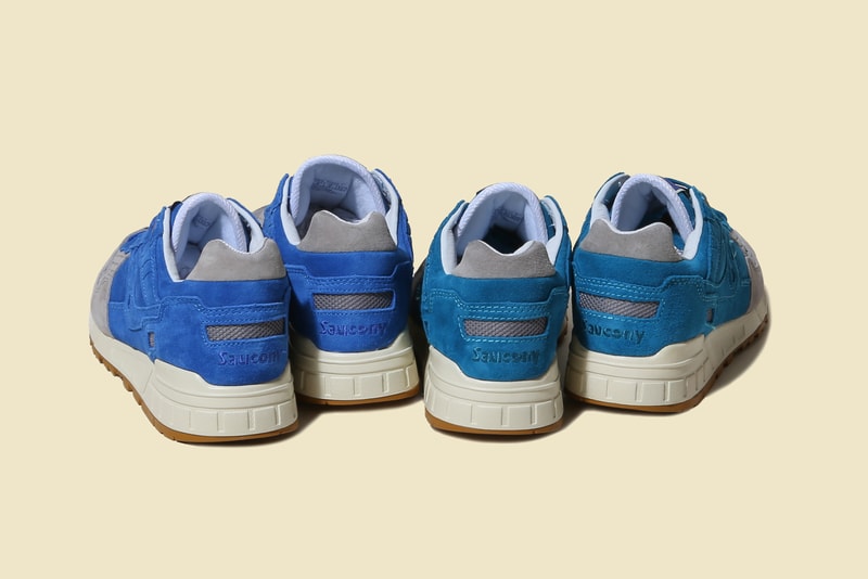 Bodega x Saucony Elite Shadow 5000 Reissue 10th anniversary blue mesh suede Japan Boston