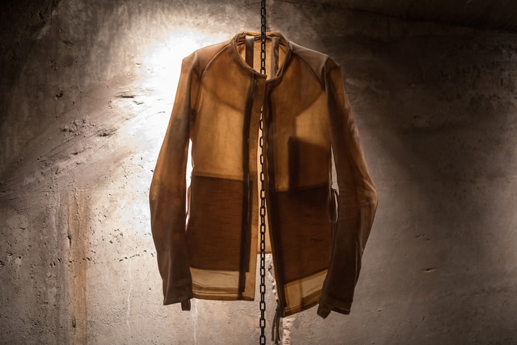 Boris Bidjan Saberi's Project 3,14 Installation Featured the Designer's Transparent Leather Jackets