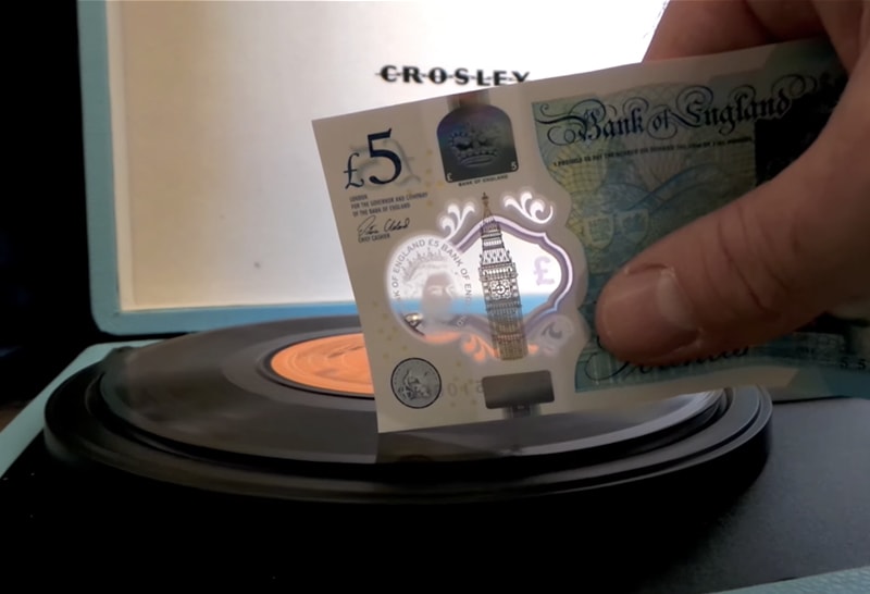 Britain New Five Pound Note Vinyl Records