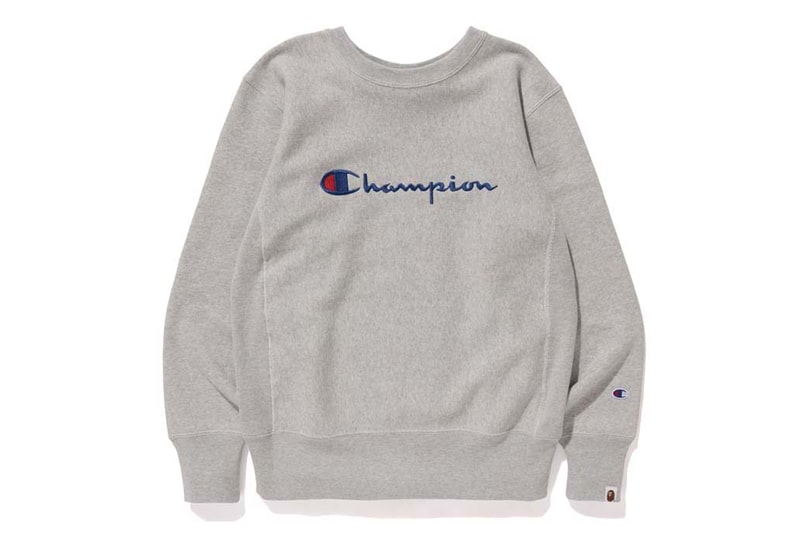 BAPE x Champion Collaboration A Bathing Ape Japan Streetwear Nigo Baby Milo Sweaters Pants