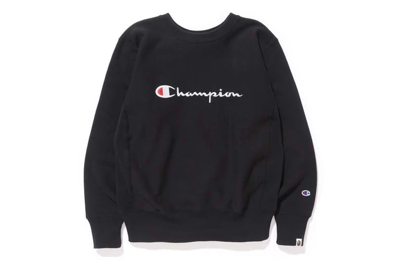 BAPE x Champion Collaboration A Bathing Ape Japan Streetwear Nigo Baby Milo Sweaters Pants