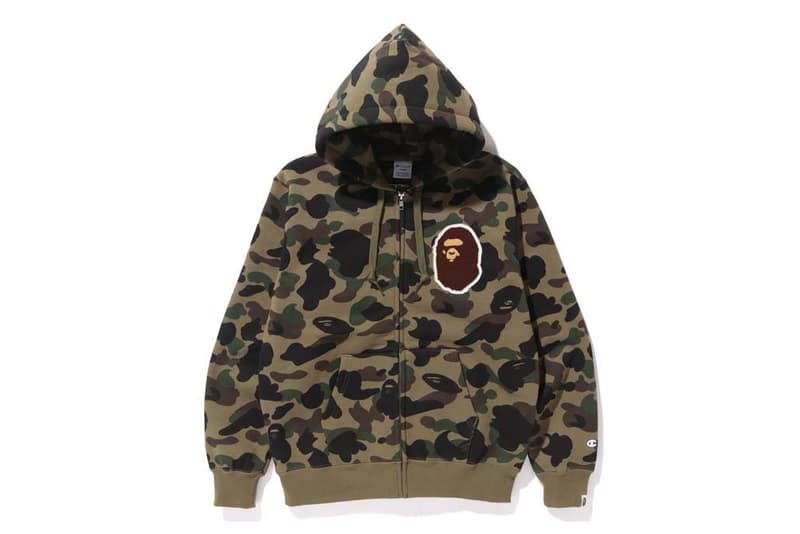 BAPE x Champion Collaboration A Bathing Ape Japan Streetwear Nigo Baby Milo Sweaters Pants