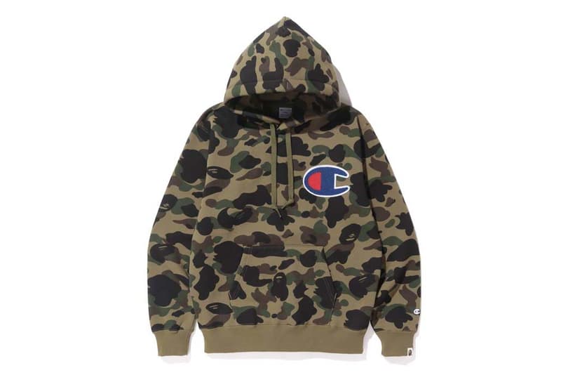 BAPE x Champion Collaboration A Bathing Ape Japan Streetwear Nigo Baby Milo Sweaters Pants