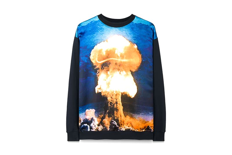 Christopher Kane 10th Anniversary Capsule Collection sweatshirts archive prints chimp floral volcanoes
