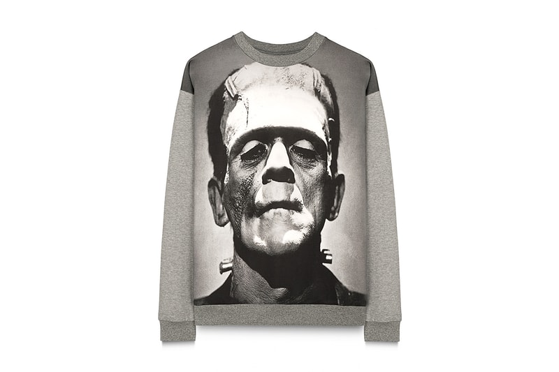 Christopher Kane 10th Anniversary Capsule Collection sweatshirts archive prints chimp floral volcanoes
