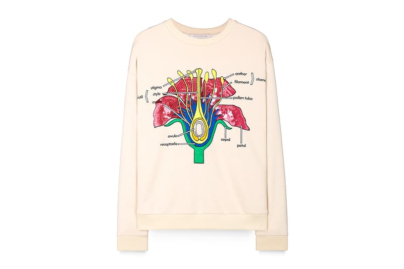 Christopher Kane 10th Anniversary Capsule Collection sweatshirts archive prints chimp floral volcanoes