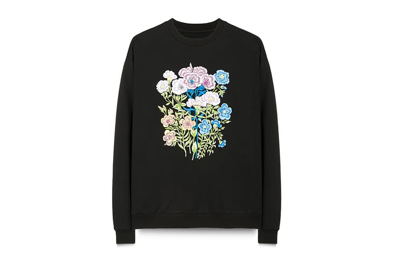 Christopher Kane 10th Anniversary Capsule Collection sweatshirts archive prints chimp floral volcanoes