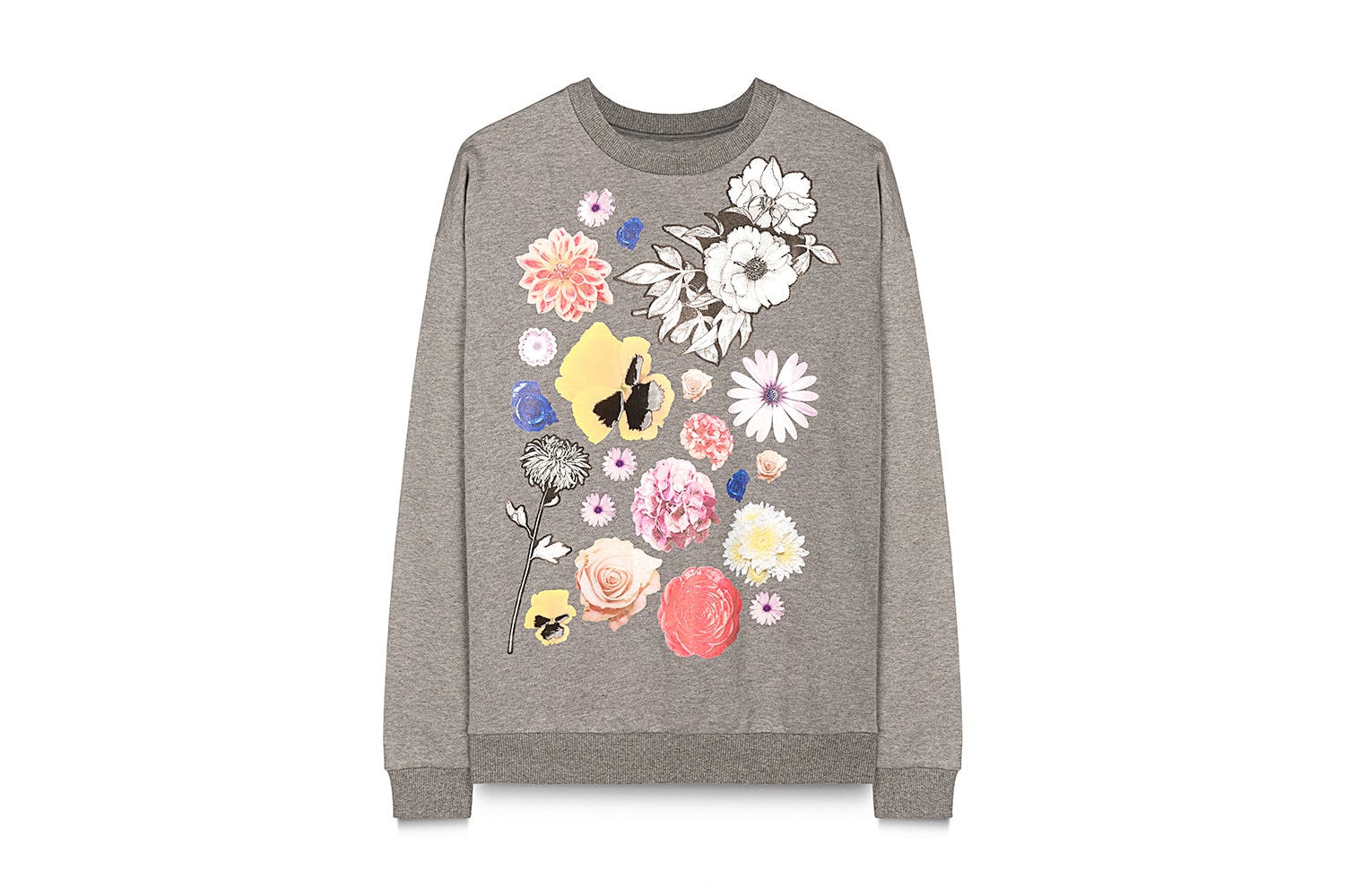 Christopher Kane 10th Anniversary Capsule Collection sweatshirts archive prints chimp floral volcanoes