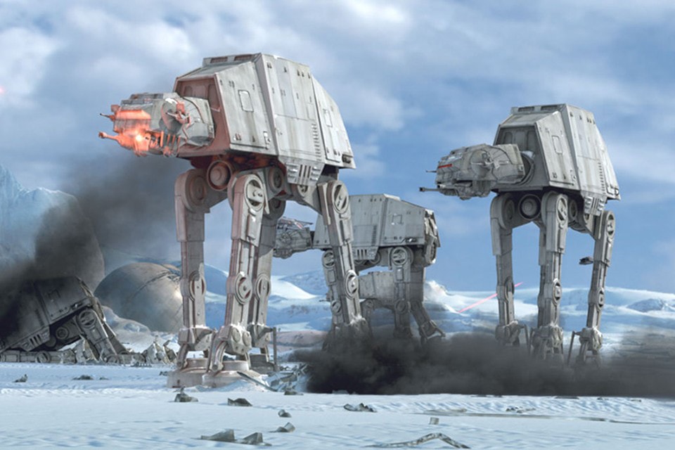 Star Wars At-At Walker Cost to Build Darth Vader Luke Skywalker Princess Leia Design