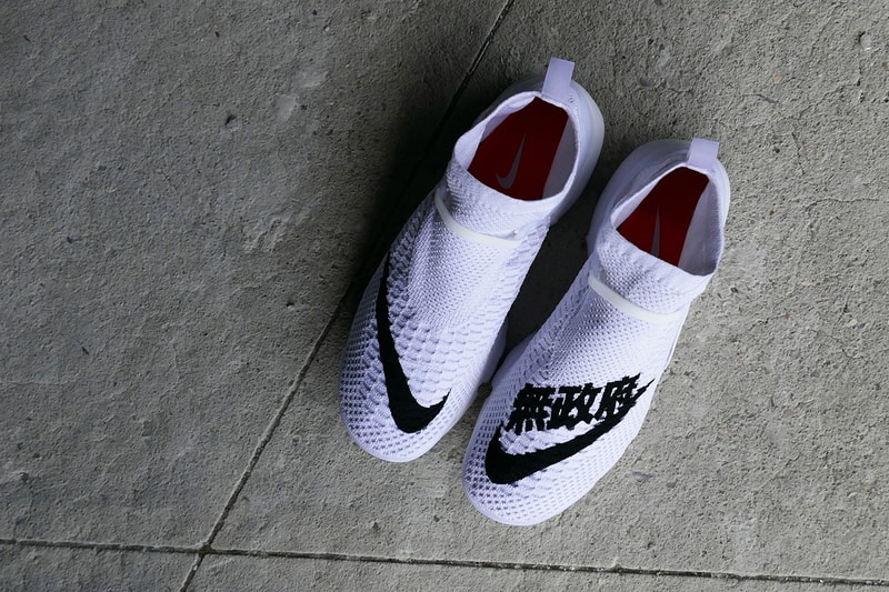 Nike Custom Air Presto Flyknit Uncaged Anarchy Rudnes Customs Throwback Sneakers Japanese Swoosh fan site