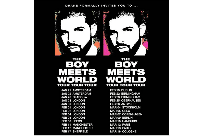 Drake Announces New Tour