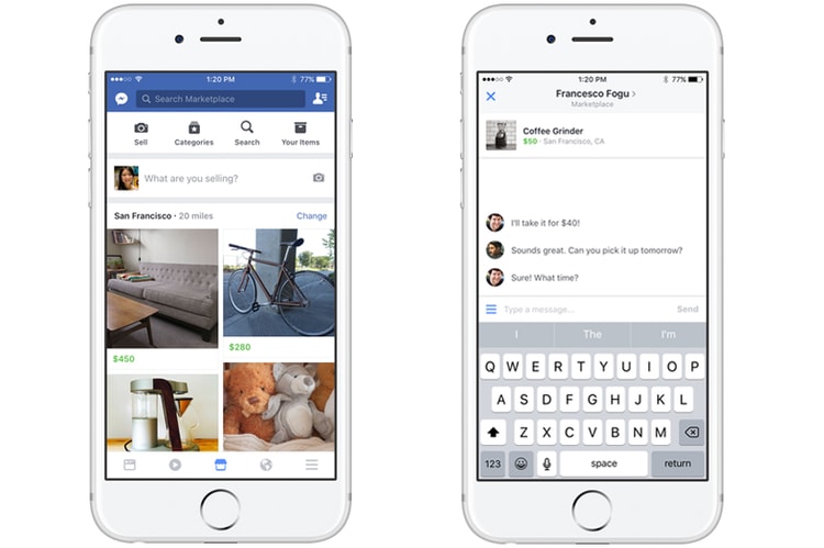 Facebook Rolls out Marketplace for Buying and Selling Goods With Those Nearby