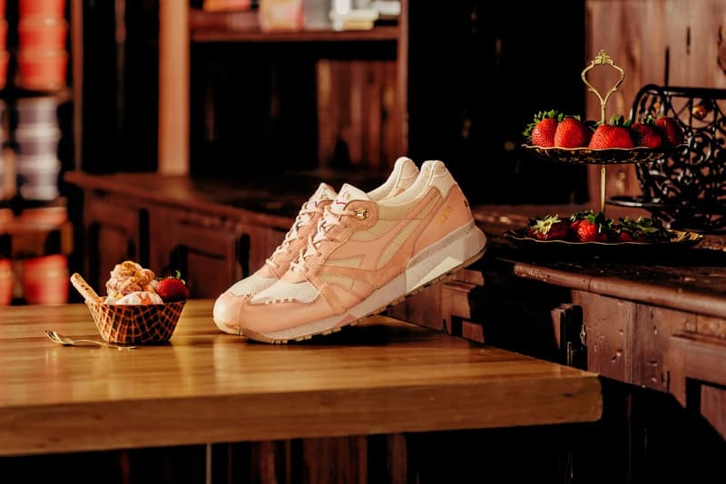 Feature Diadora N9000 Strawberry Gelato