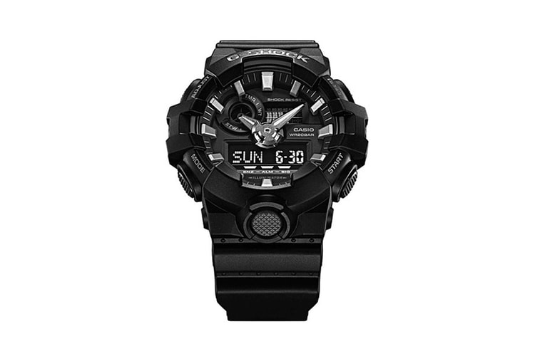 G-Shock Gets Muscular With Its New GA700 Model in Black and Red Colorways