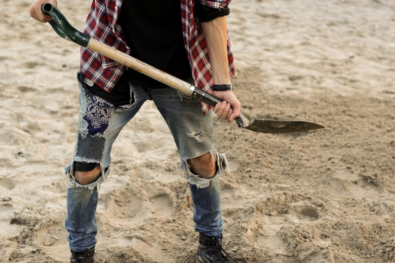 Jeremy Joo Distresses and Repurposes 10 Pairs of "Dangerous Man" Denim for Grailed