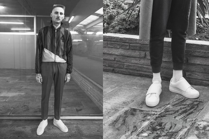 Han Kjobenhavn Local Lo Sneaker black white leather