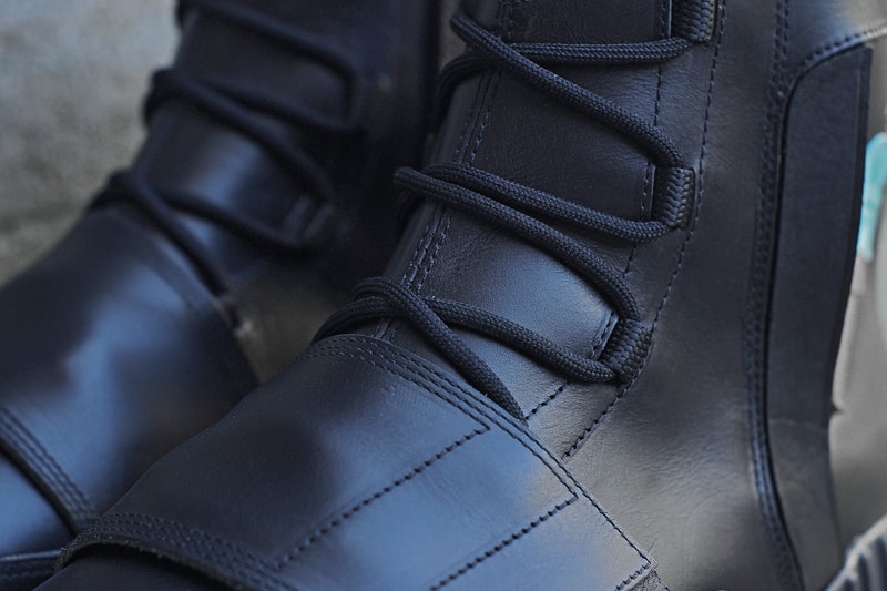 JBF Customs Yeezy BOOST 750 Ice Cream Decor Gucci Mane Black Leather Water Resistance Veg Tanned Leather Mint Suede