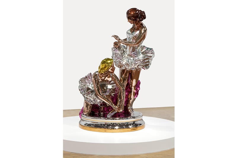 Jeff Koons Almine Rech Gallery Exhibition inaugural paintings art portraits