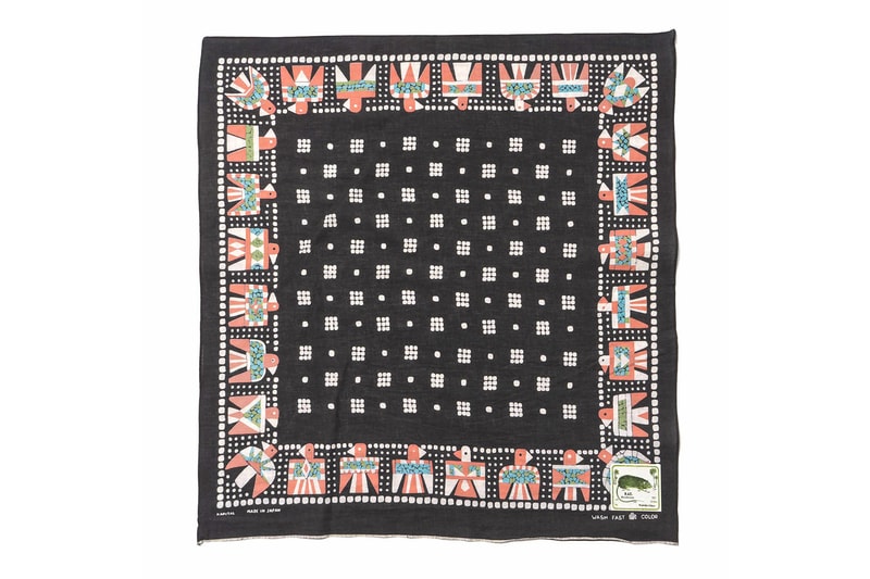 Kapital Graphic Bandanas 2016 Fall winter HAVEN Cotton RAT Fast Color Banadana Sushi